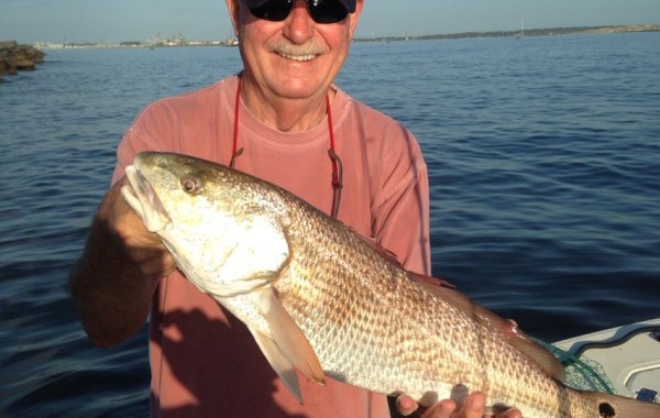 Father and Son Mixed Bag on the River