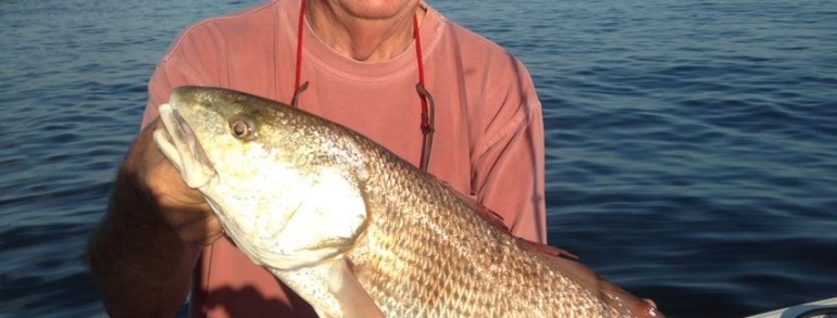 Father and Son Mixed Bag on the River