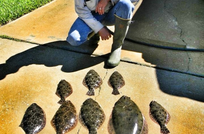 Steve with some serious Flounder
