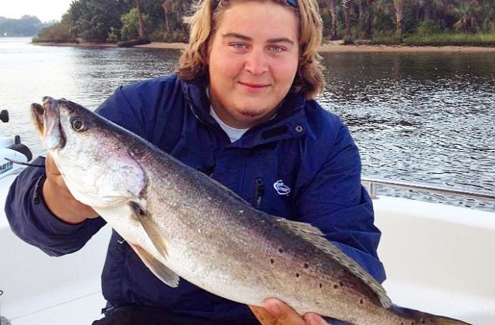 Aj with a Gator Trout