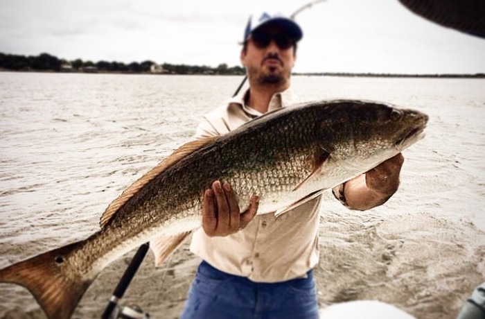 Michael with his first Bull Red