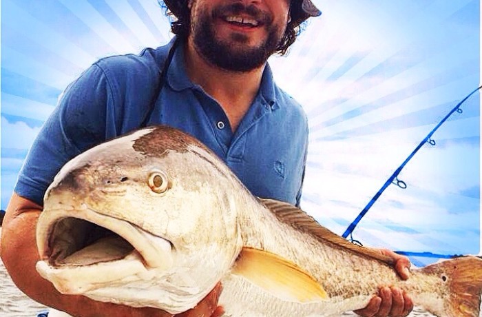Costa with his first Bull Red