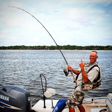 Jay fighting a monster Bull Red