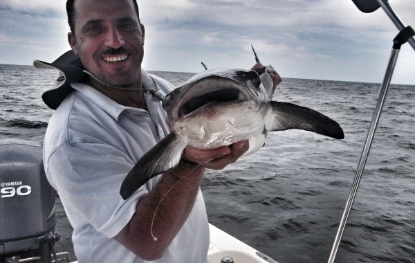 Hamid with a keeper Cobia
