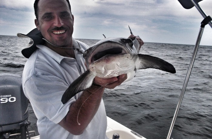 Hamid with a keeper Cobia