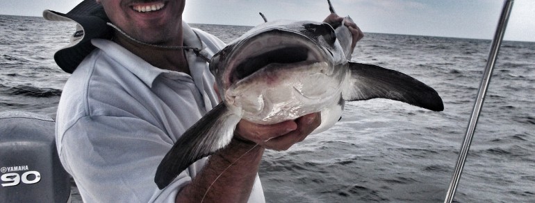Hamid with a keeper Cobia