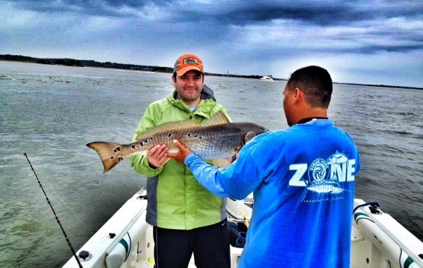 Bill with his first Bull Red