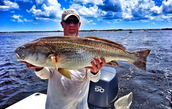 Sam with a monster Bull Red