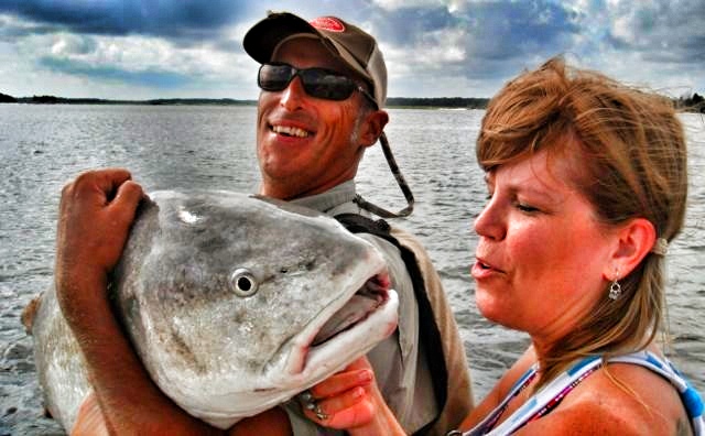 Mendy with her first Red at 50 Inches