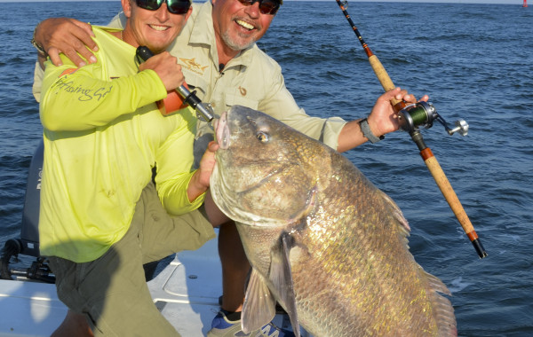 Gian’t Black Drum “Fishing The Flats” with Henry Waszczuk