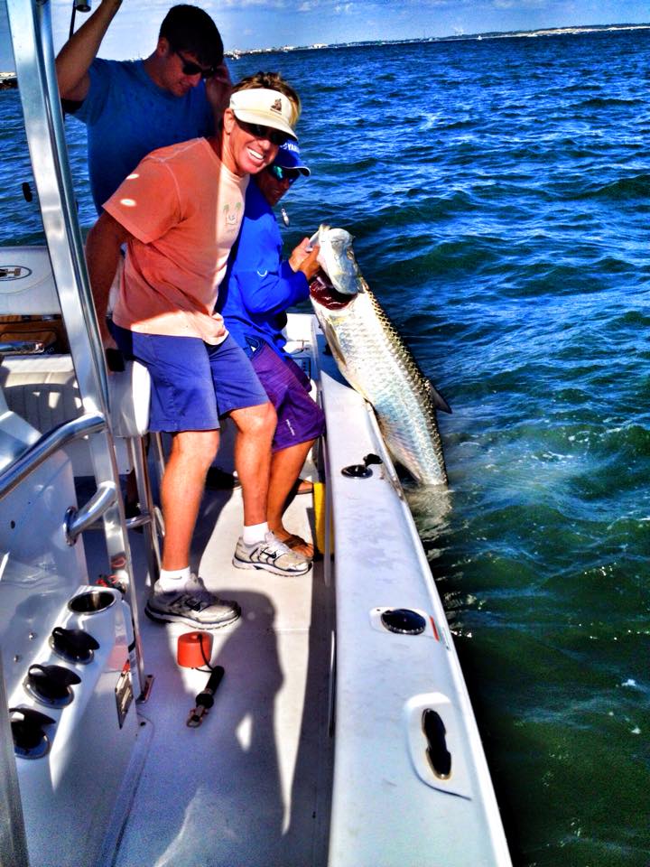 THE SILVER LINING – 2 for 2 on Tarpon in Mayport Inlet