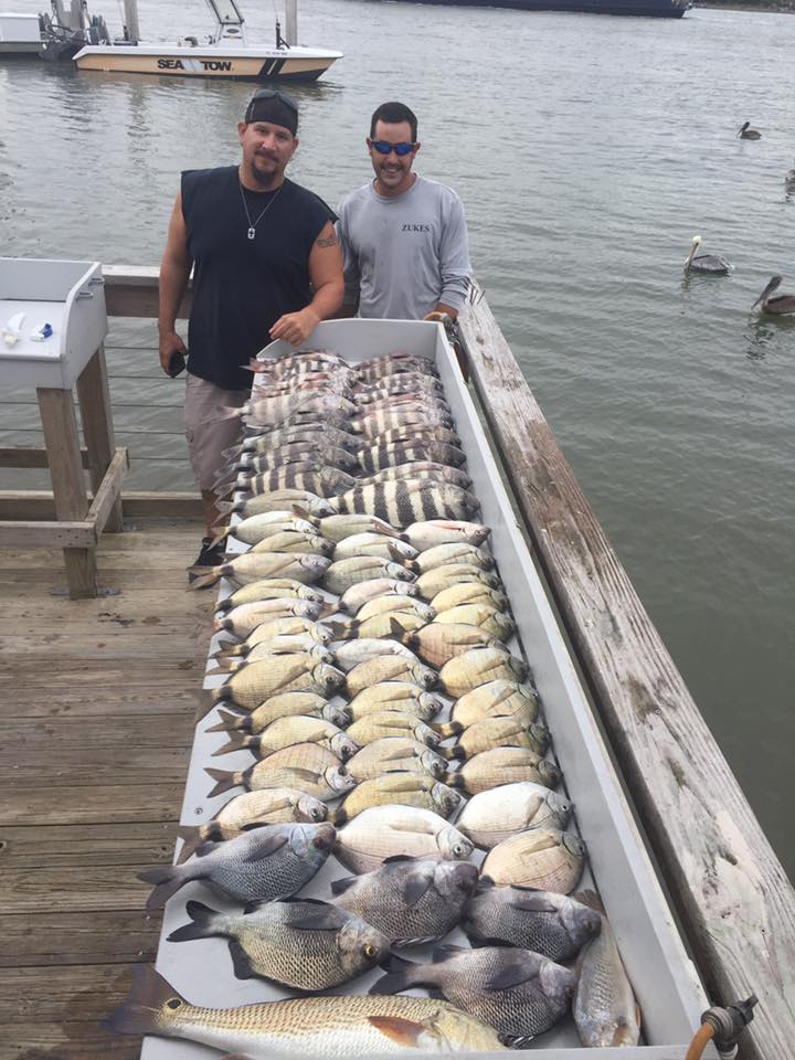 INLET MIXED BAG – Sheepshead, Porgy’s, Drum, Red Fish and Black Margates