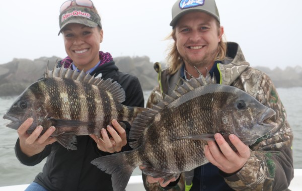 twin 6 pound Sheepshead
