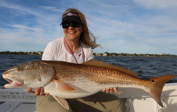 My lovely wife posing with a River Donkey