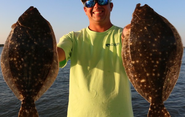 Ross with a couple of chunky Flatties