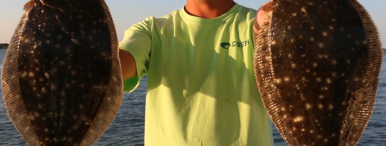 Ross with a couple of chunky Flatties