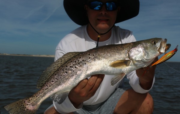 Matt with a chunky Gator on the Rapala XRap