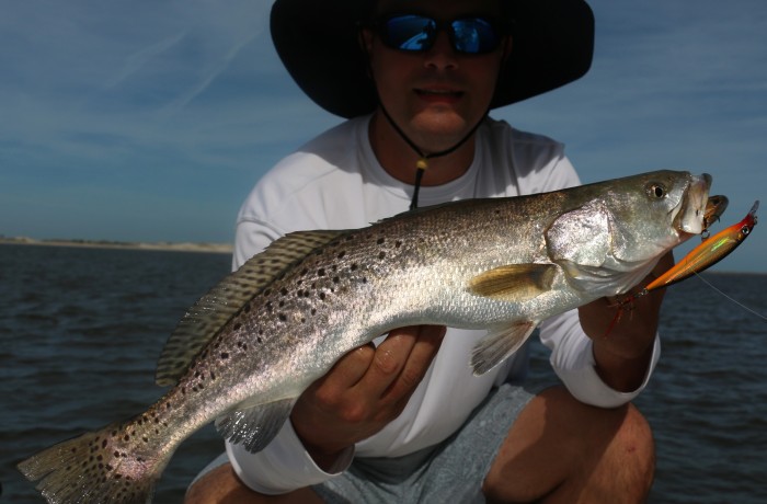 Matt with a chunky Gator on the Rapala XRap