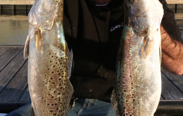 Jonathan clark with a pair of monster Gators