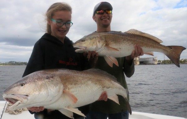 Doubled up on massive River Monsters