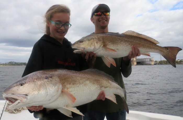 Doubled up on massive River Monsters