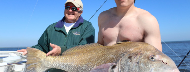 The Stevens family with another giant Drum