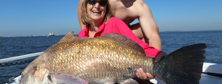 Lisa Stevens with a gnarly Drumzilla