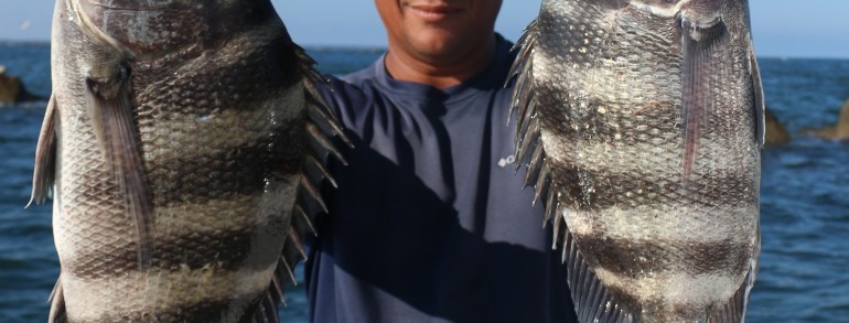 The captain gets to fish on occasion too