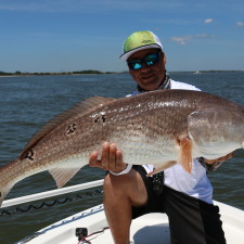 Yours truly with a true River Monster