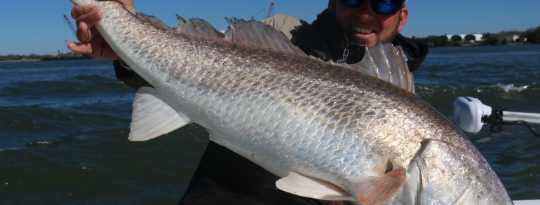 Wess Reeder with a healthy River Donkey