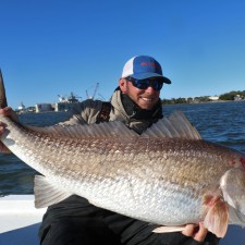 Wess Reeder with a healthy River Monster