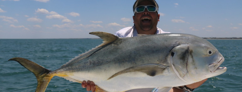 Joe Tooker with a 40+ pound Jack Crevalle