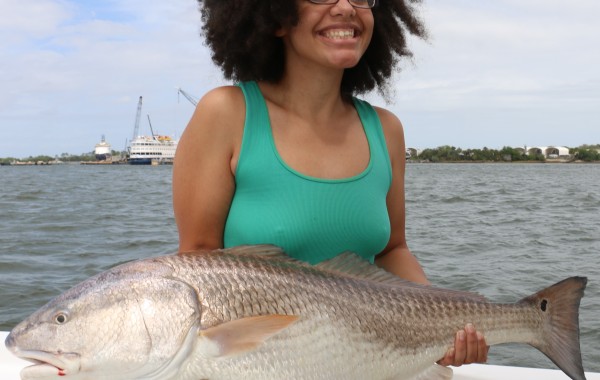 My daughter Ariel with a health Bull