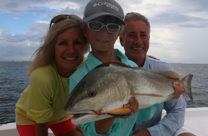 A young angler getting it done with the Rapala XRap