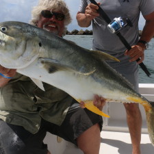 A giant Jack Crevalle in Mayport Inlet