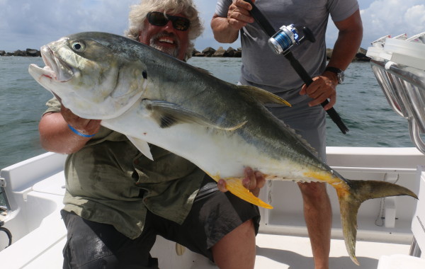 A giant Jack Crevalle in Mayport Inlet