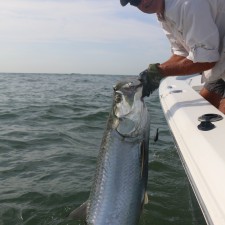 Jason with a 60 pound Mayport Inlet Tarpon