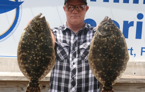 A solid pair of Summer Flounder