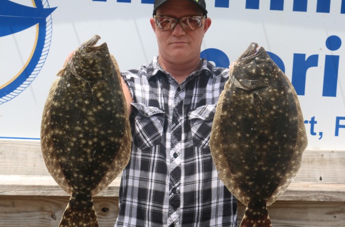 A solid pair of Summer Flounder