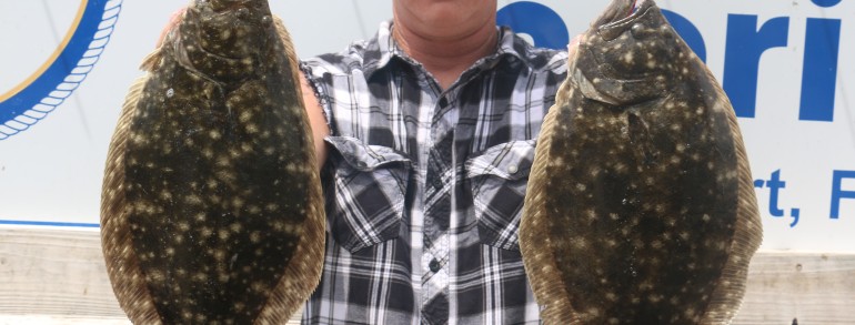 A solid pair of Summer Flounder