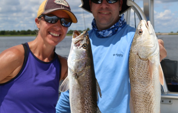 A solid Gator Trout and Upper Slot Red Fish