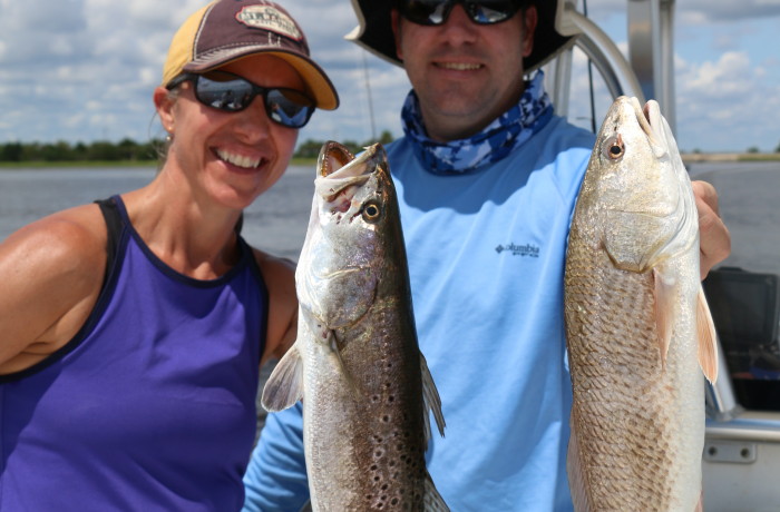 A solid Gator Trout and Upper Slot Red Fish