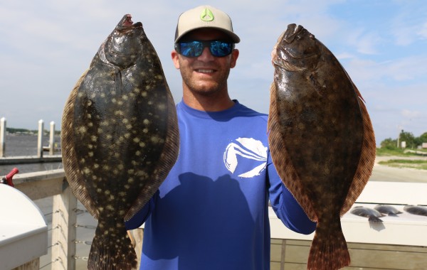 Chip Dellinger with a pair of studs