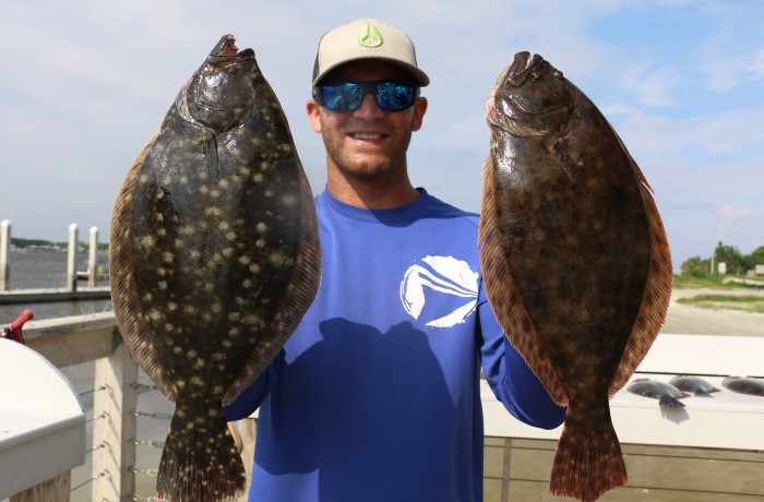 Chip Dellinger with a pair of studs