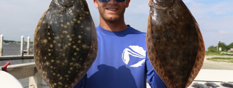 Chip Dellinger with a pair of studs