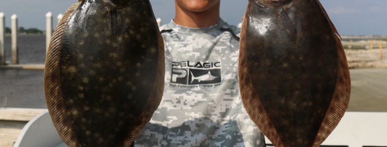 Solid pair of Summer Flounder
