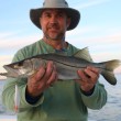 A very rare Northeast Florida Snook on a “Glass Ghost” pattern Rapala XRap